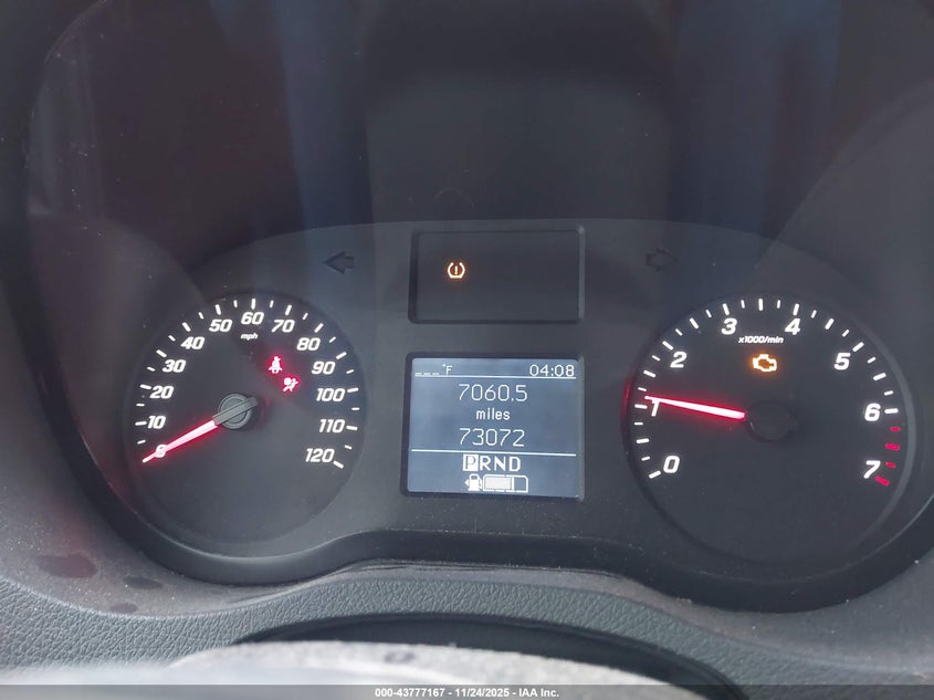 2019 Mercedes-Benz Sprinter 2500 High Roof I4/Standard Roof I4 VIN: WD4PF0ED1KT016045 Lot: 43777167