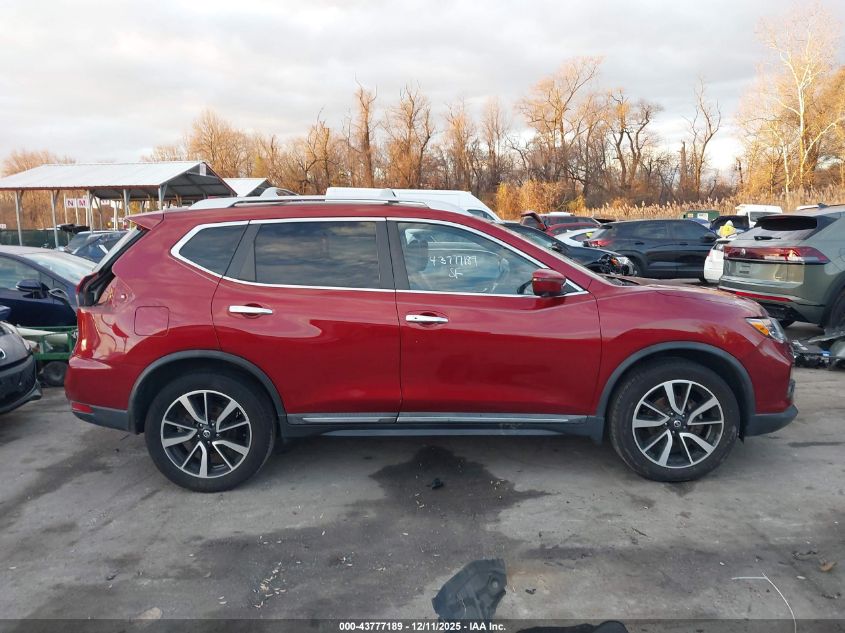 2019 Nissan Rogue Sl VIN: 5N1AT2MV0KC791284 Lot: 43777189