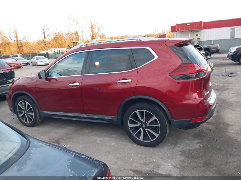 2019 Nissan Rogue Sl VIN: 5N1AT2MV0KC791284 Lot: 43777189