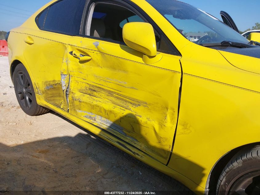 2006 Lexus Is 250 VIN: JTHBK262X65019852 Lot: 43777232