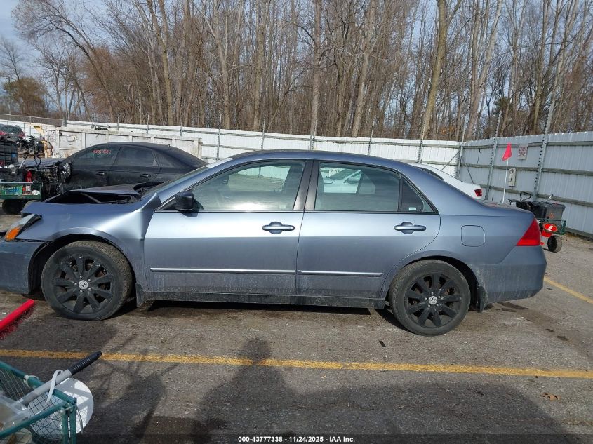 2007 Honda Accord 3.0 Se VIN: 1HGCM664X7A054619 Lot: 43777338