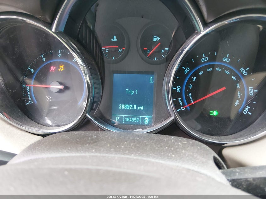 2011 Chevrolet Cruze Ltz VIN: 1G1PH5S97B7120395 Lot: 43777360