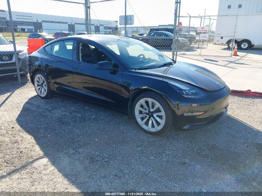 TESLA MODEL 3 REAR-WHEEL DRIVE