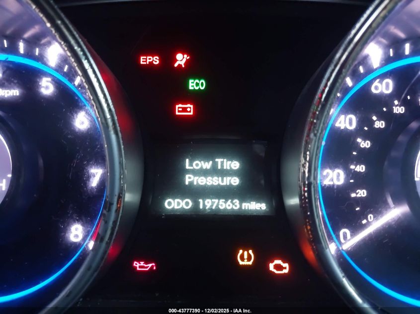 2012 Hyundai Sonata Gls VIN: 5NPEB4AC7CH478858 Lot: 43777390