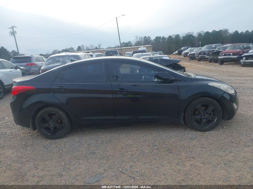 2013 Hyundai Elantra Gls VIN: 5NPDH4AE8DH407326 Lot: 43777449