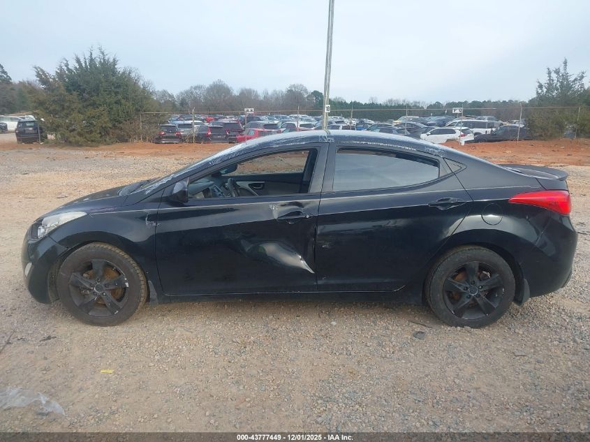 2013 Hyundai Elantra Gls VIN: 5NPDH4AE8DH407326 Lot: 43777449