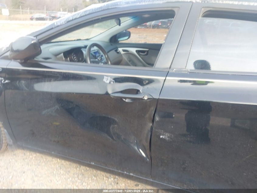 2013 Hyundai Elantra Gls VIN: 5NPDH4AE8DH407326 Lot: 43777449