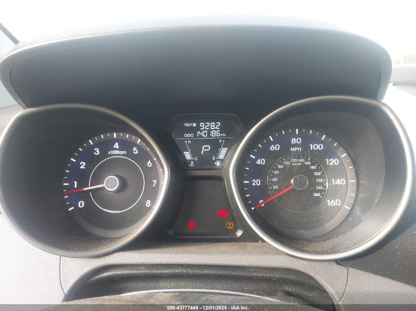 2013 Hyundai Elantra Gls VIN: 5NPDH4AE8DH407326 Lot: 43777449