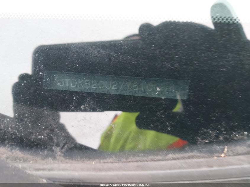 2007 Toyota Prius VIN: JTDKB20U277610064 Lot: 43777489