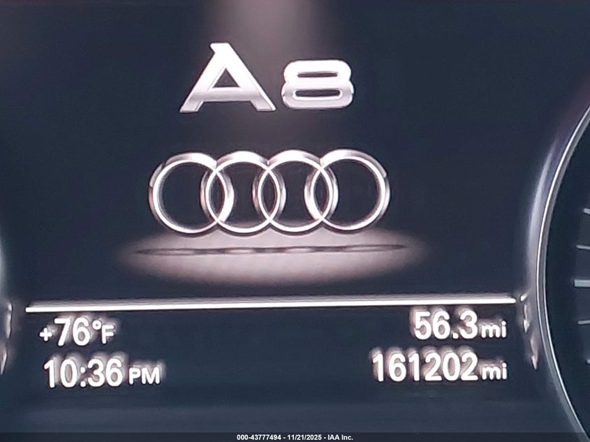 2013 Audi A8 L 3.0T VIN: WAURGAFDXDN024993 Lot: 43777494