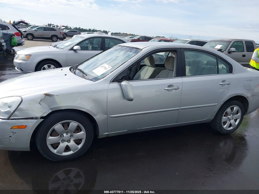 2008 Kia Optima Lx VIN: KNAGE123985211769 Lot: 43777511