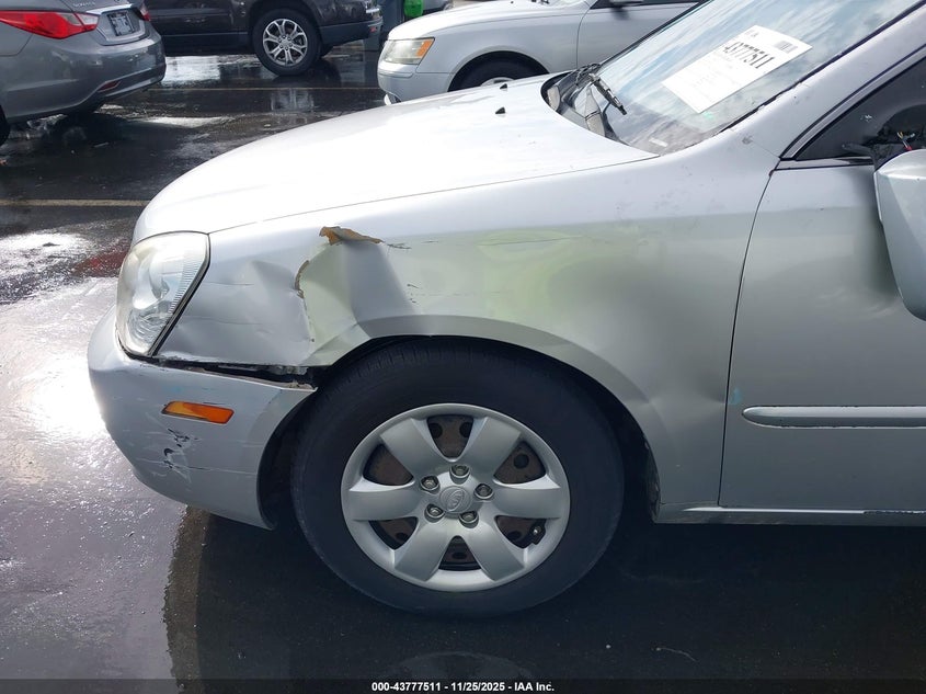 2008 Kia Optima Lx VIN: KNAGE123985211769 Lot: 43777511