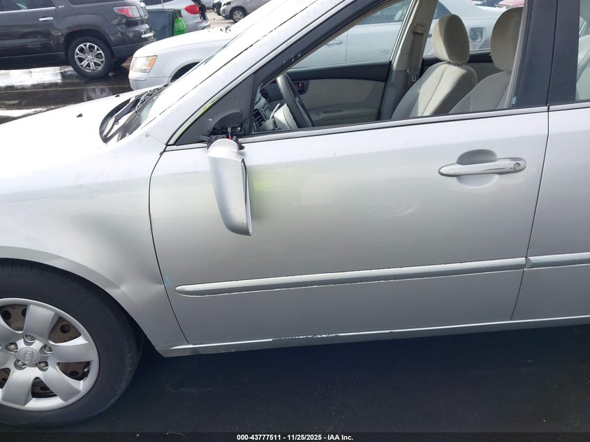 2008 Kia Optima Lx VIN: KNAGE123985211769 Lot: 43777511