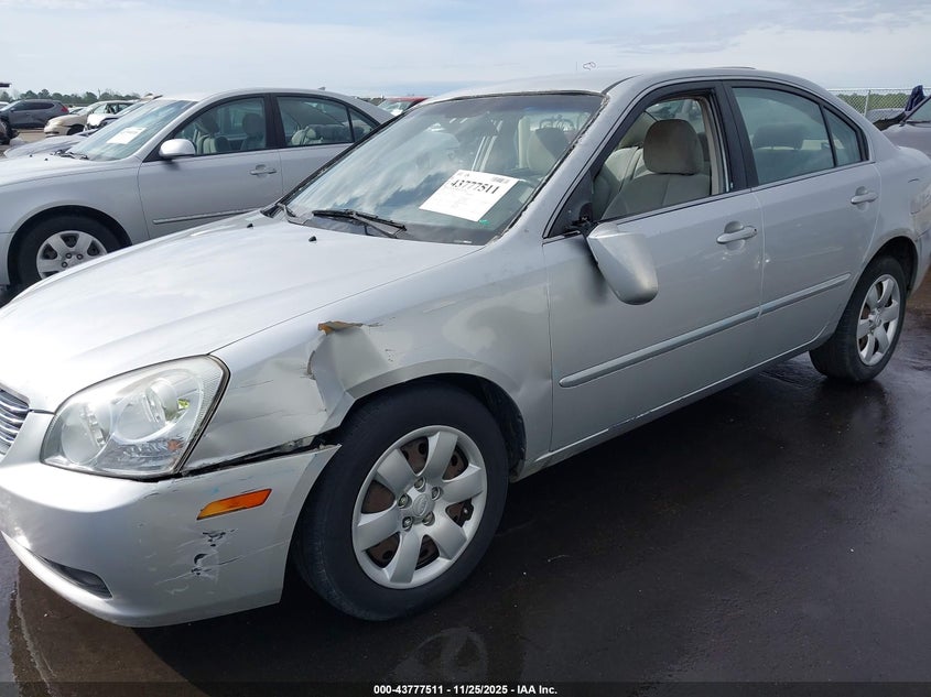 2008 Kia Optima Lx VIN: KNAGE123985211769 Lot: 43777511