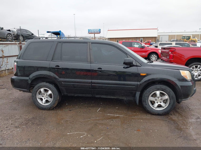 2007 Honda Pilot Ex-L VIN: 5FNYF18617B007518 Lot: 43777541