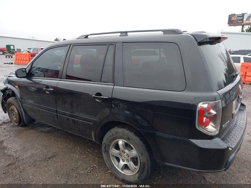 2007 Honda Pilot Ex-L VIN: 5FNYF18617B007518 Lot: 43777541