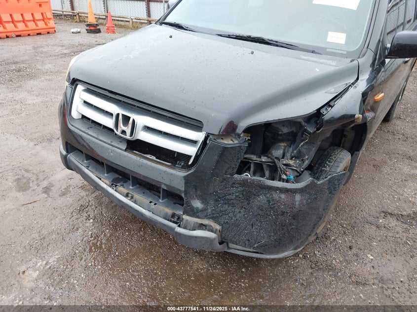 2007 Honda Pilot Ex-L VIN: 5FNYF18617B007518 Lot: 43777541