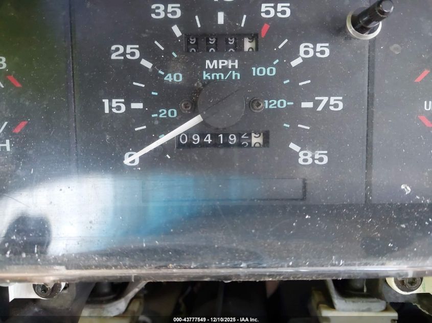 1994 Ford Ranger VIN: 1FTCR10A5RTA83700 Lot: 43777549