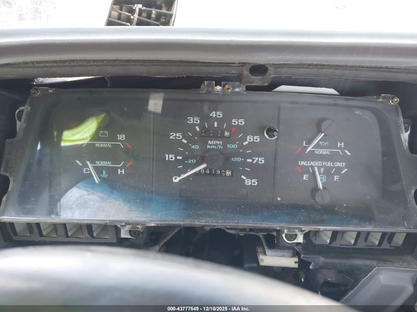 1994 Ford Ranger VIN: 1FTCR10A5RTA83700 Lot: 43777549