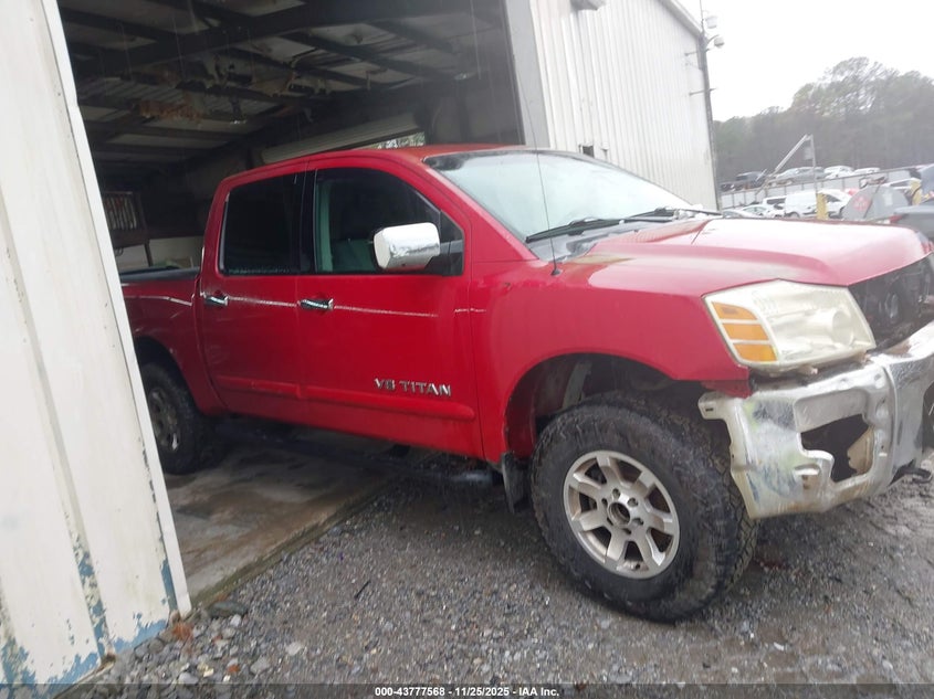 2005 Nissan Titan Se VIN: 1N6BA07BX5N561357 Lot: 43777568