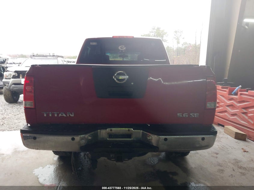 2005 Nissan Titan Se VIN: 1N6BA07BX5N561357 Lot: 43777568
