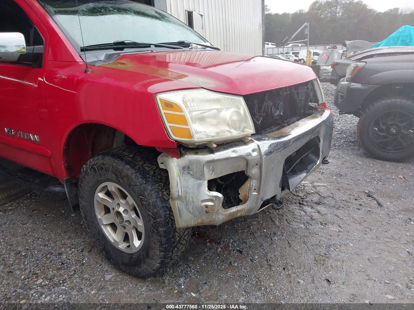 2005 Nissan Titan Se VIN: 1N6BA07BX5N561357 Lot: 43777568