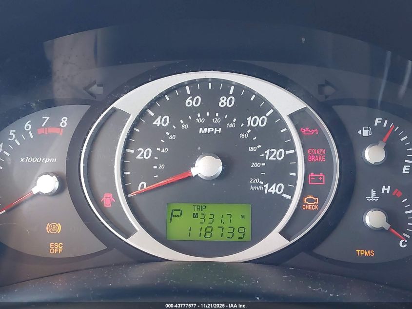 2007 Hyundai Tucson Limited/Se VIN: KM8JN12D87U620685 Lot: 43777577