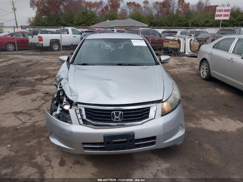 2008 Honda Accord 2.4 Lx-P VIN: 1HGCP26468A104255 Lot: 43777579