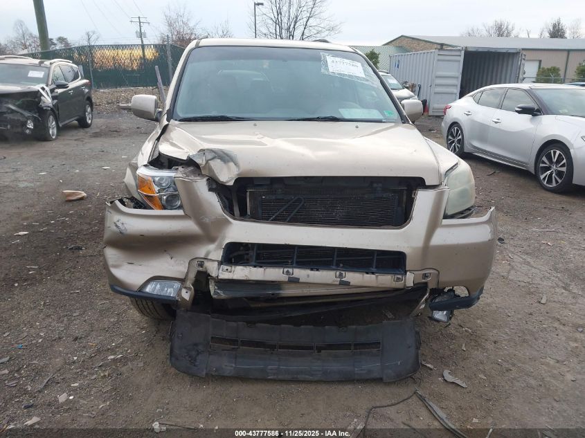 2006 Honda Pilot Ex VIN: 5FNYF28416B023415 Lot: 43777586