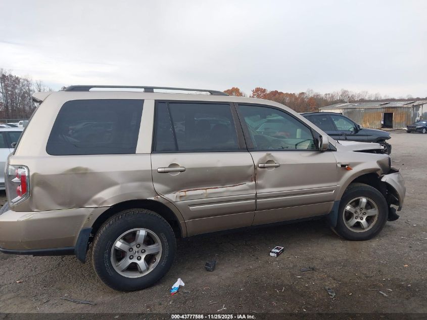 2006 Honda Pilot Ex VIN: 5FNYF28416B023415 Lot: 43777586
