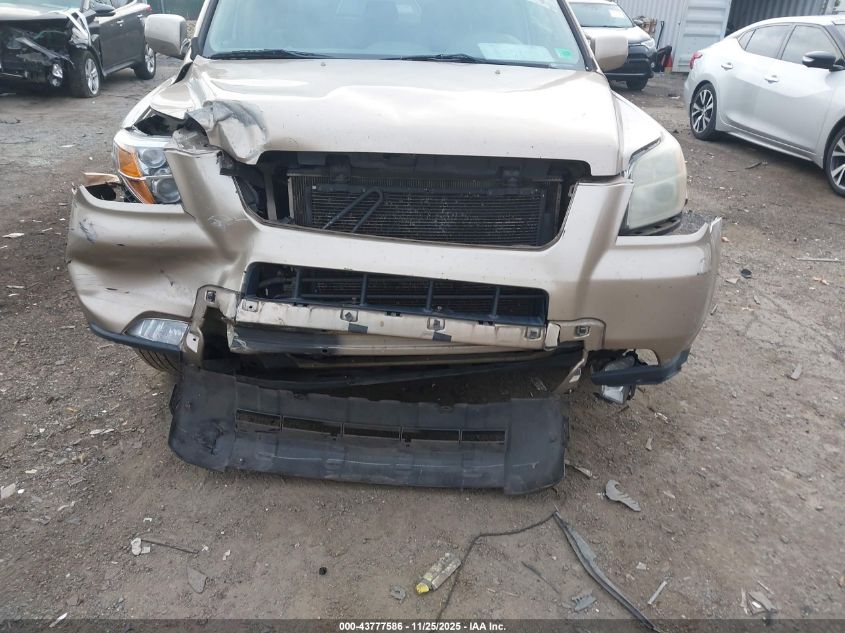 2006 Honda Pilot Ex VIN: 5FNYF28416B023415 Lot: 43777586