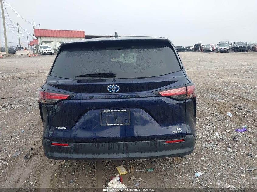 2022 Toyota Sienna Le VIN: 5TDKRKEC0NS077405 Lot: 43777616