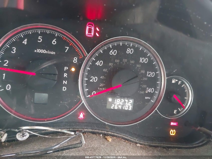 2008 Subaru Outback 2.5I/2.5I L.l. Bean Edition VIN: 4S4BP61C087336326 Lot: 43777629