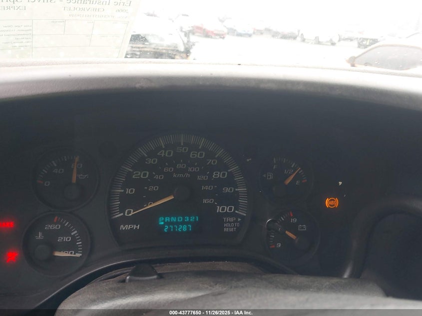 2006 Chevrolet Express Work Van VIN: 1GCFG15T161126319 Lot: 43777650