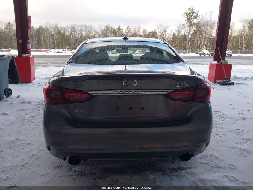 2018 Infiniti Q50 3.0T Luxe/3.0T Sport VIN: JN1EV7AR9JM611509 Lot: 43777684