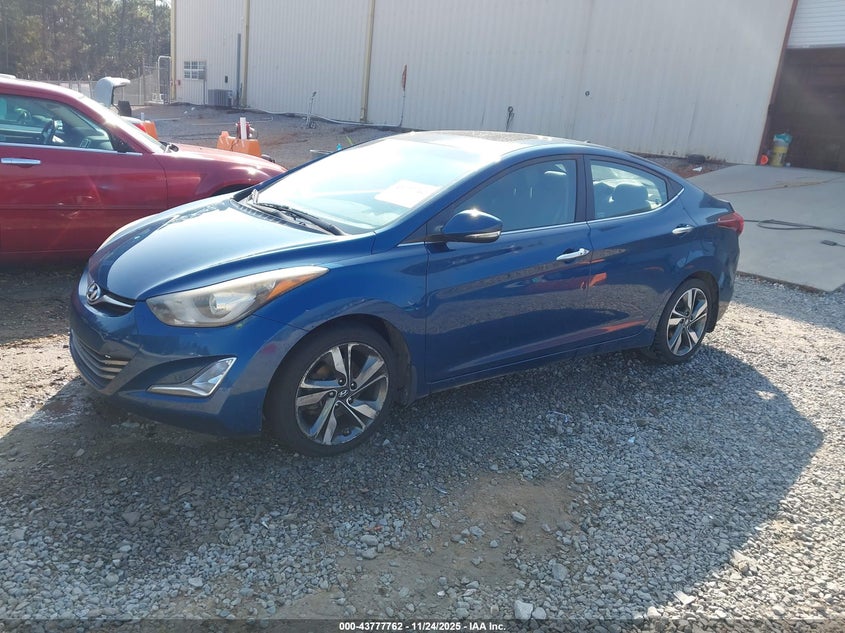 KMHDH4AE2EU153955 2014 HYUNDAI ELANTRA photo no. 2