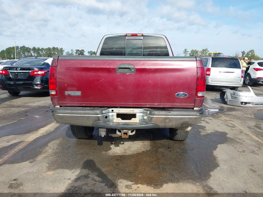 1998 Ford F-150 Lariat/Standard/Xl/Xlt VIN: 1FTRX18L9WNB63104 Lot: 43777788