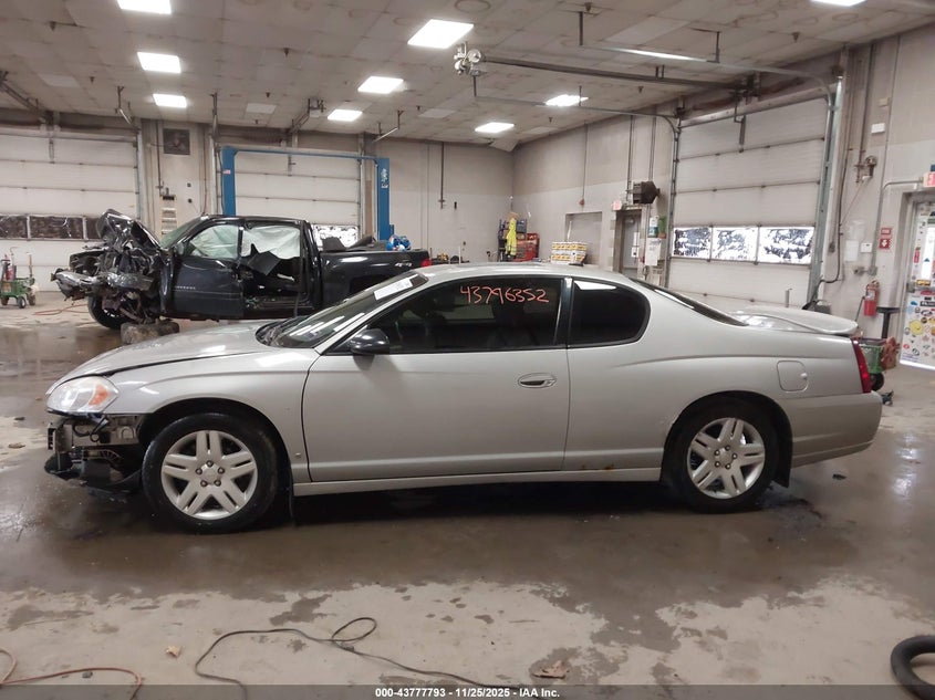 2007 Chevrolet Monte Carlo Lt VIN: 2G1WK15K679163054 Lot: 43777793