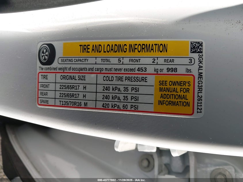 2024 GMC Terrain Fwd Sle VIN: 3GKALMEG3RL261121 Lot: 43777802