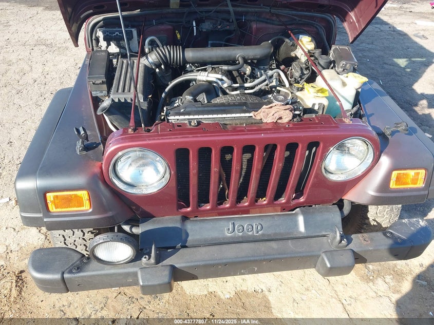 2002 Jeep Wrangler Sport VIN: 1J4FA49SX2P713303 Lot: 43777807