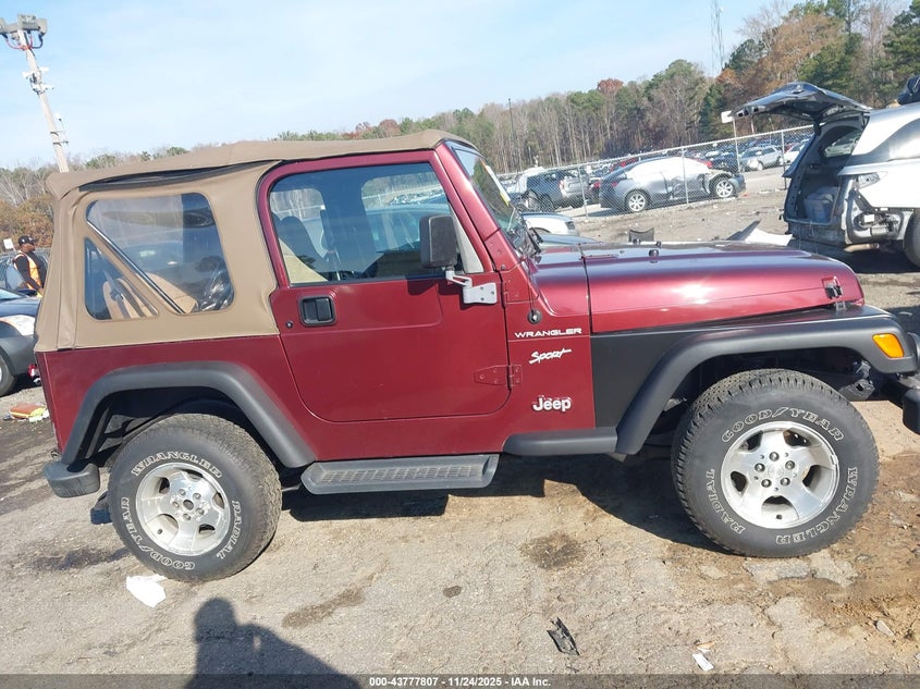 2002 Jeep Wrangler Sport VIN: 1J4FA49SX2P713303 Lot: 43777807