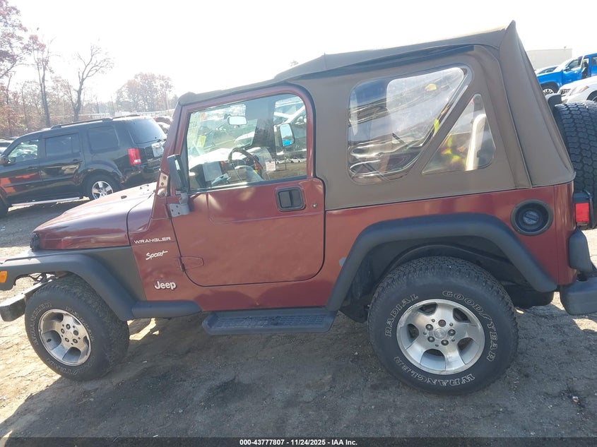 2002 Jeep Wrangler Sport VIN: 1J4FA49SX2P713303 Lot: 43777807