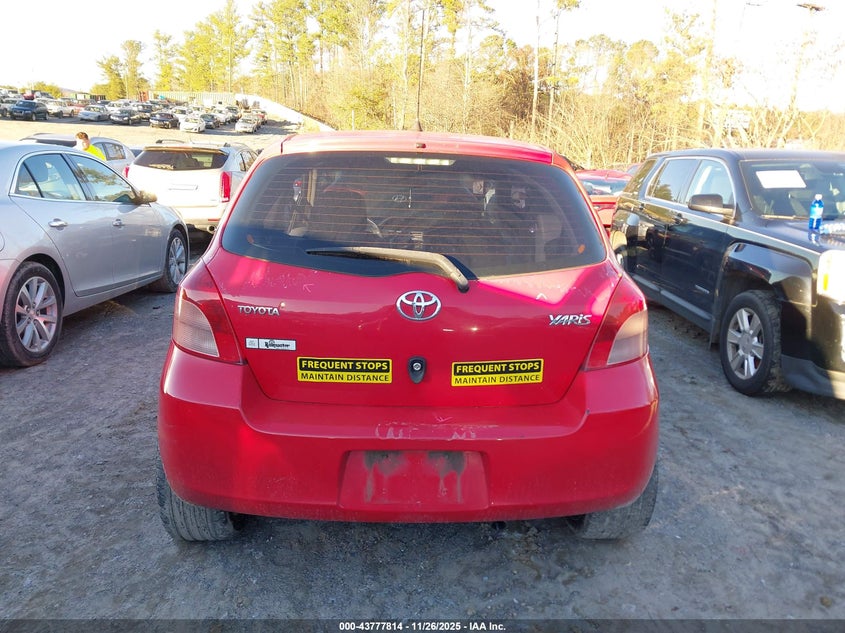 2007 Toyota Yaris VIN: JTDJT923875095542 Lot: 43777814