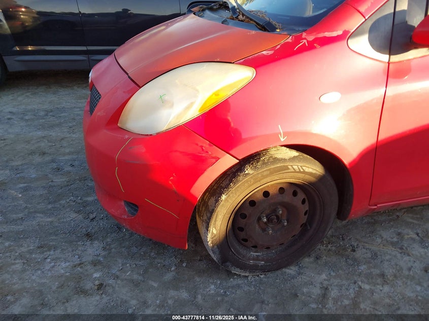 2007 Toyota Yaris VIN: JTDJT923875095542 Lot: 43777814