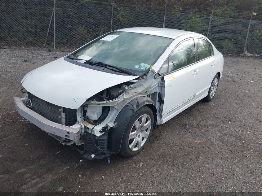 2HGFA165X8H301139 2008 HONDA CIVIC photo no. 2
