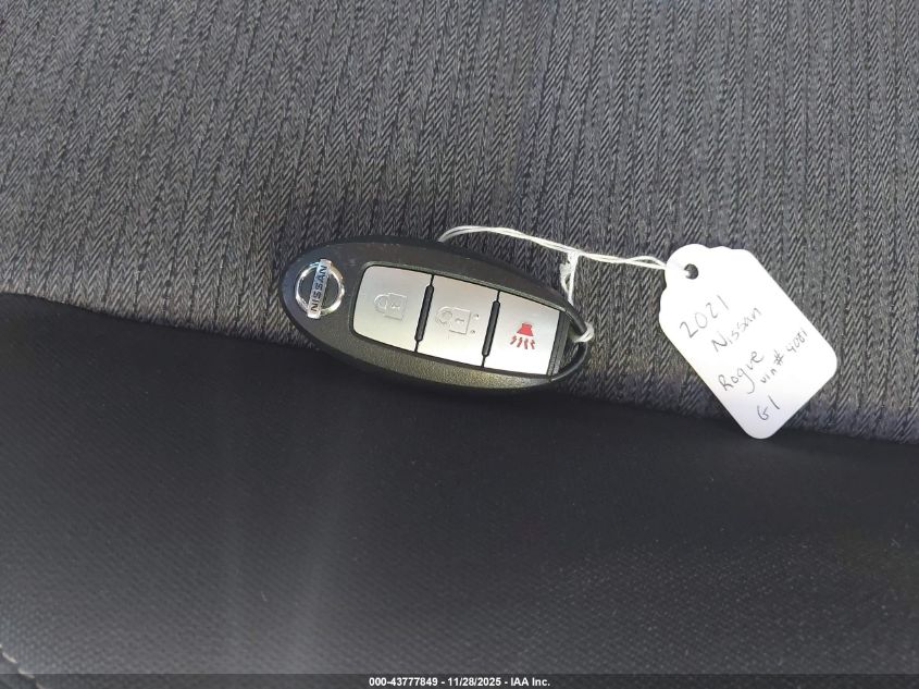 2021 Nissan Rogue S Intelligent Awd VIN: 5N1AT3AB7MC774081 Lot: 43777849