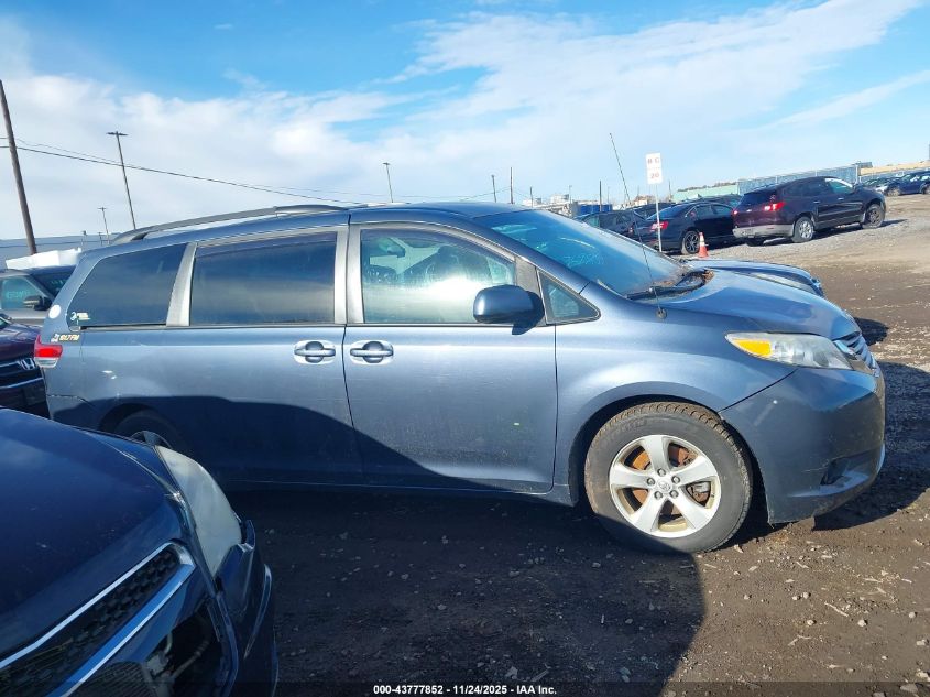 2014 Toyota Sienna Le V6 8 Passenger VIN: 5TDKK3DCXES412410 Lot: 43777852