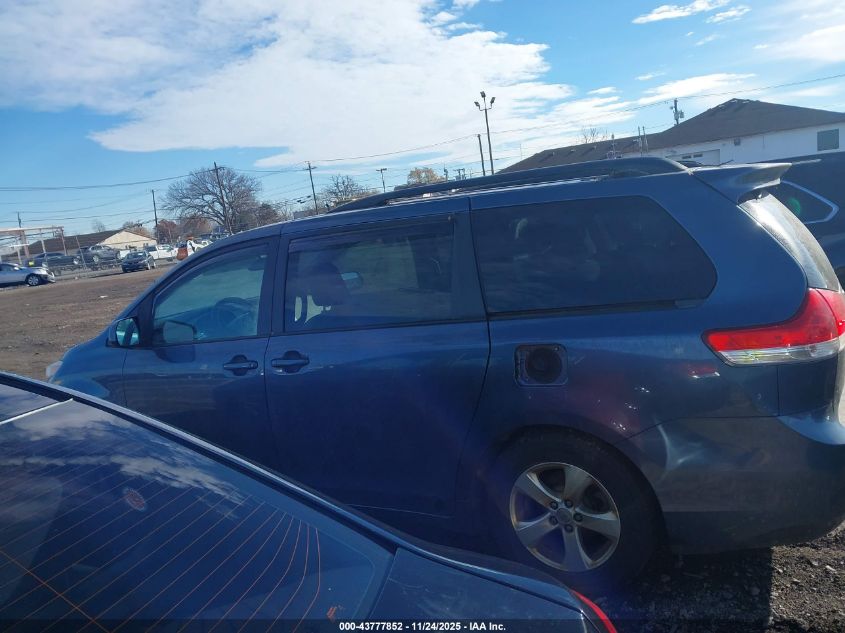 2014 Toyota Sienna Le V6 8 Passenger VIN: 5TDKK3DCXES412410 Lot: 43777852