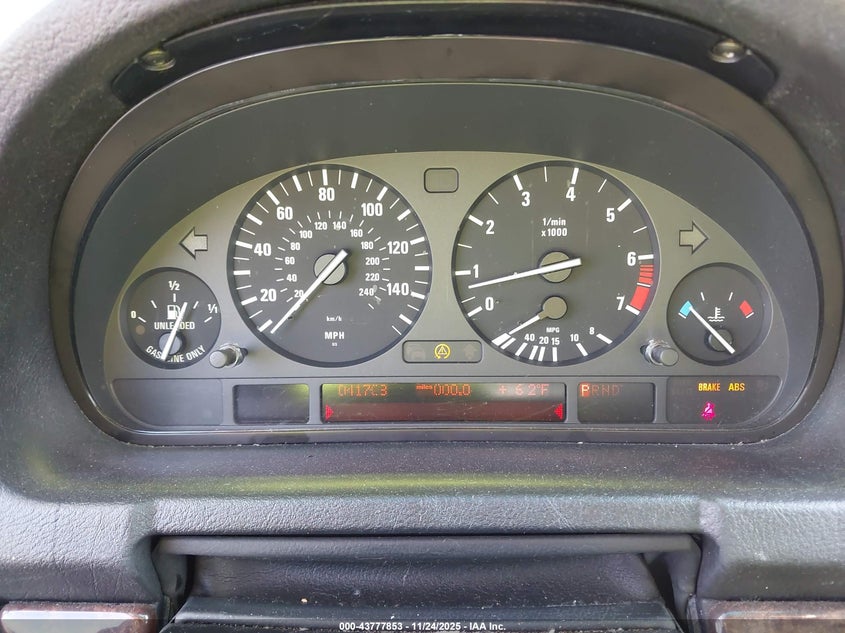 2003 BMW X5 3.0I VIN: 5UXFA53563LW26116 Lot: 43777853