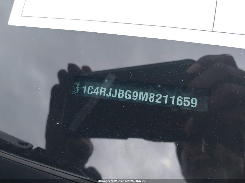 2021 Jeep Grand Cherokee L Limited 4X2 VIN: 1C4RJJBG9M8211659 Lot: 43777872